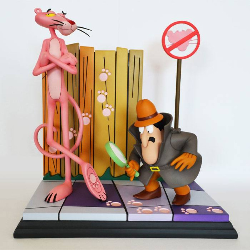 The Pink Panther Statue Pink Panther & The Inspector 41 cm 1
