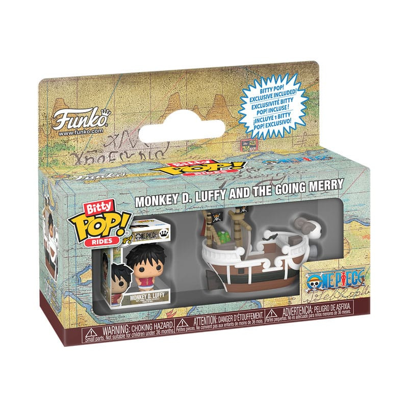 One Piece Bitty POP! Ride Vinyl Figure Going Merry w/Luffy 2,5 cm 1