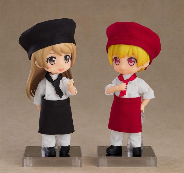 Nendoroid Accessories for Nendoroid Doll Figures Outfit Set: Pastry Chef (Red)