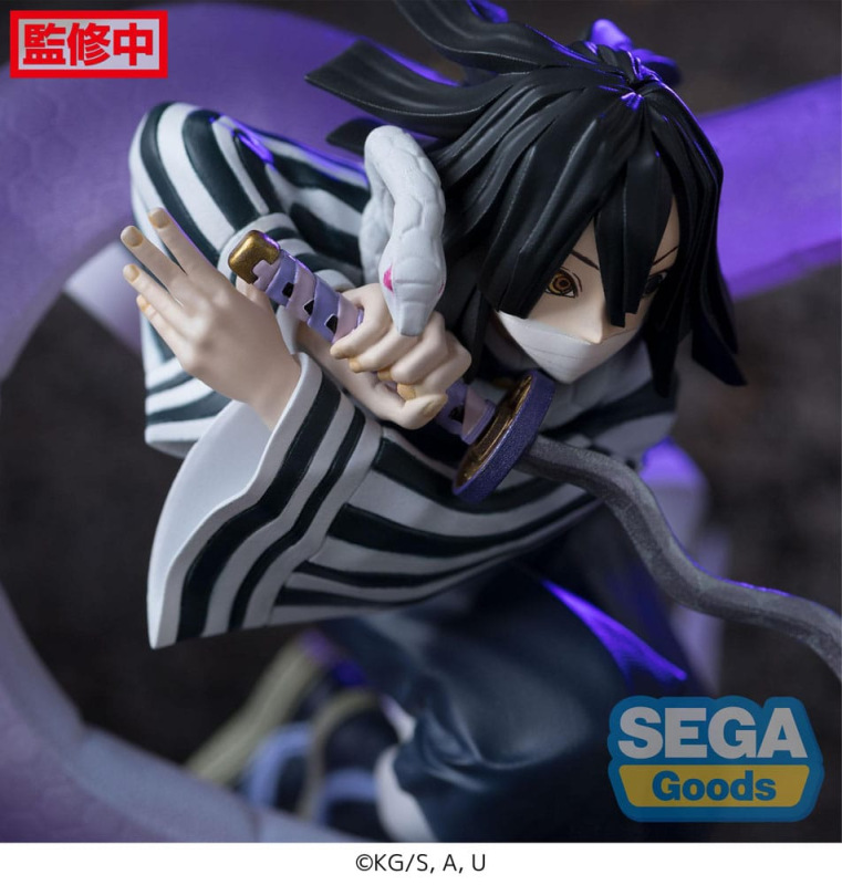 Demon Slayer: Kimetsu no Yaiba Xross Link Anime PVC Statue Obanai Iguro Hashira Training Arc 14 cm 3