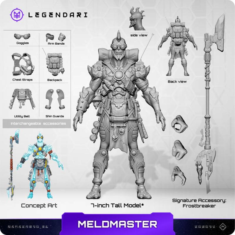 Legendari Actionfigur 1/10 Meld Master 18 cm