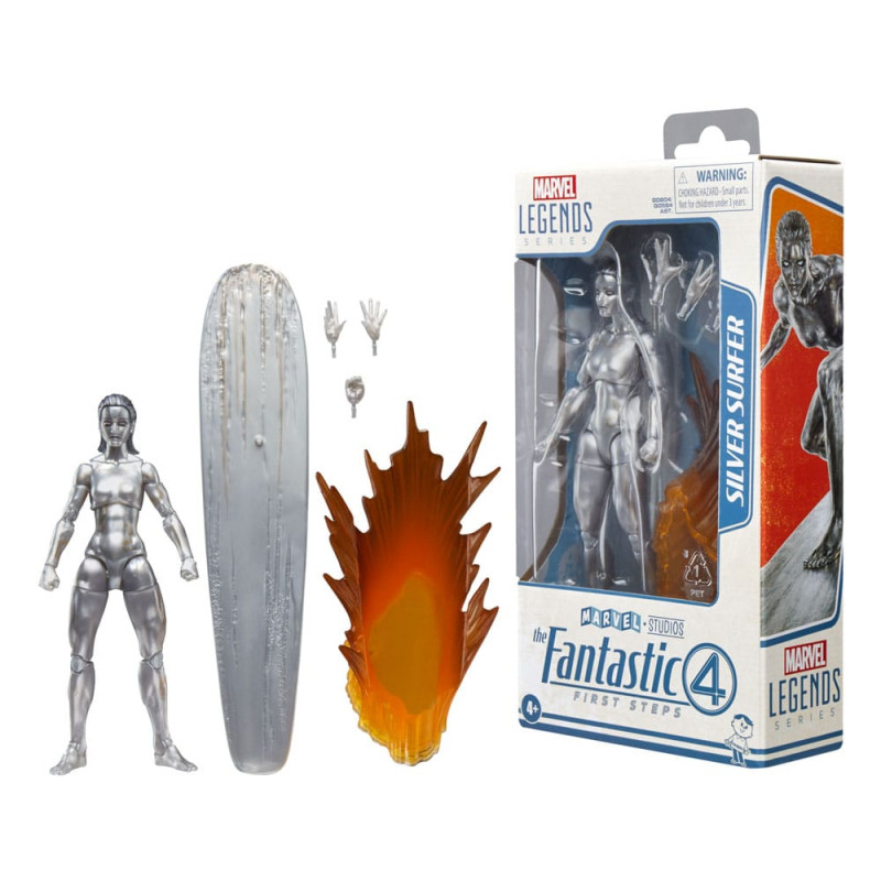 The Fantastic Four: First Steps Marvel Legends Action Figure Silver Surfer 15 cm 10