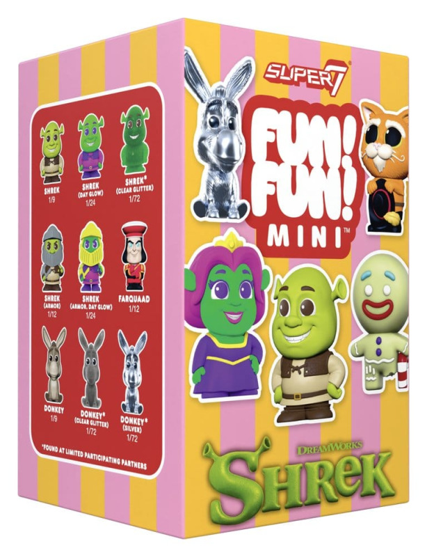 Shrek Fun! Fun! Mini Figures Wave 01 Blind Box Display (9) 1