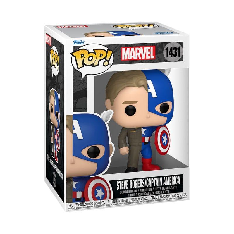 Marvel POP! Vinyl Figure Split- Captain A/Steve R 9 cm