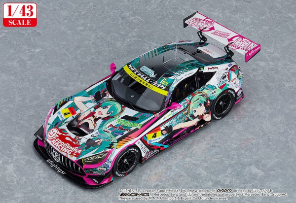 Hatsune Miku GT Project Vehicle 1/43 Good Smile Hatsune Miku AMG 2020 SUPER GT Okayama Test Ver. 11 1
