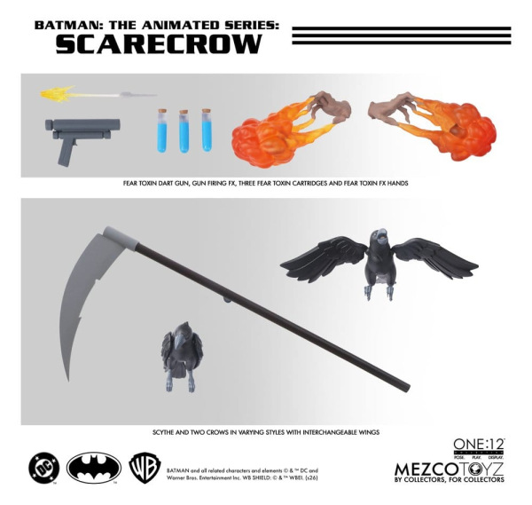 Batman: The Animated Series One:12 Collective Action Figure Scarecrow 17 cm 6