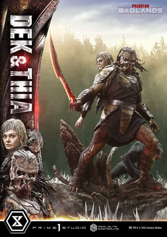 Predator Real Elite Masterline Statue 1/3 Badlands Dek & Thia DX Bonus Version 87 cm 9