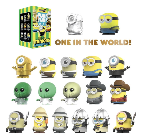 Minions Fun! Fun! Mini Figures Wave 01 Minions & Monsters Blind Box Display (9) 2