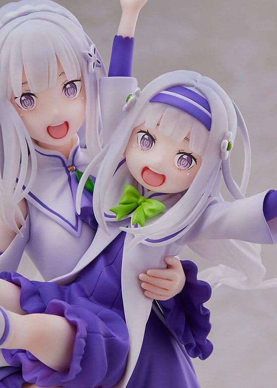 Re:Zero Starting Life in Another World PVC Statue 1/7 Emilia & Childhood Emilia 24 cm