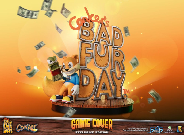Conker´s Bad Fur Day Statue Game Cover Exclusive Edition 45 cm 2