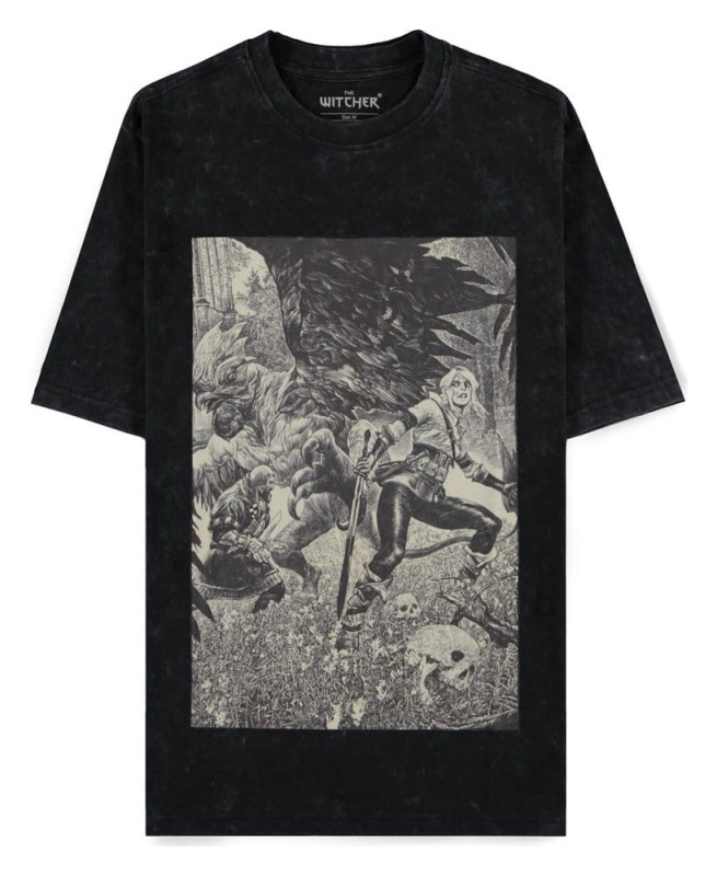 The Witcher T-Shirt Ciri and the Basilisk XL 1