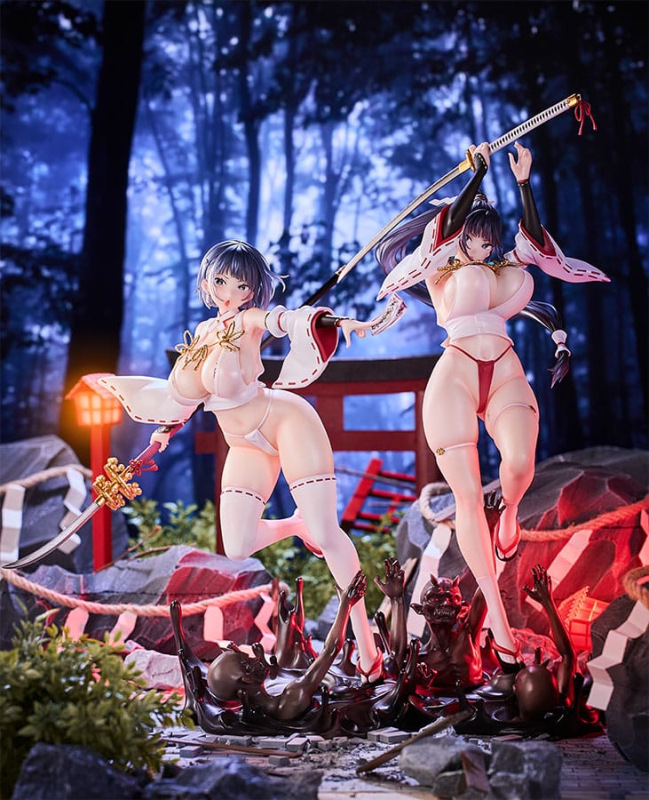 Original Character Statues 2-Pack 1/6 Sakuya Todo & Iori Todo 3