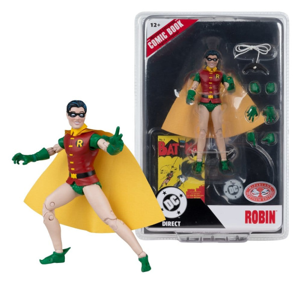 DC Direct Page Punchers Action Figure Robin Dick Grayson (Batman #1) (Red Platinum Edition) 14 cm 4