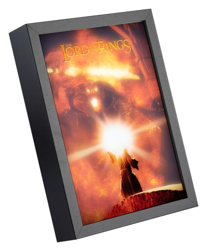 The Lord of the Rings Framed LED Panel 28 x 20 cm 1