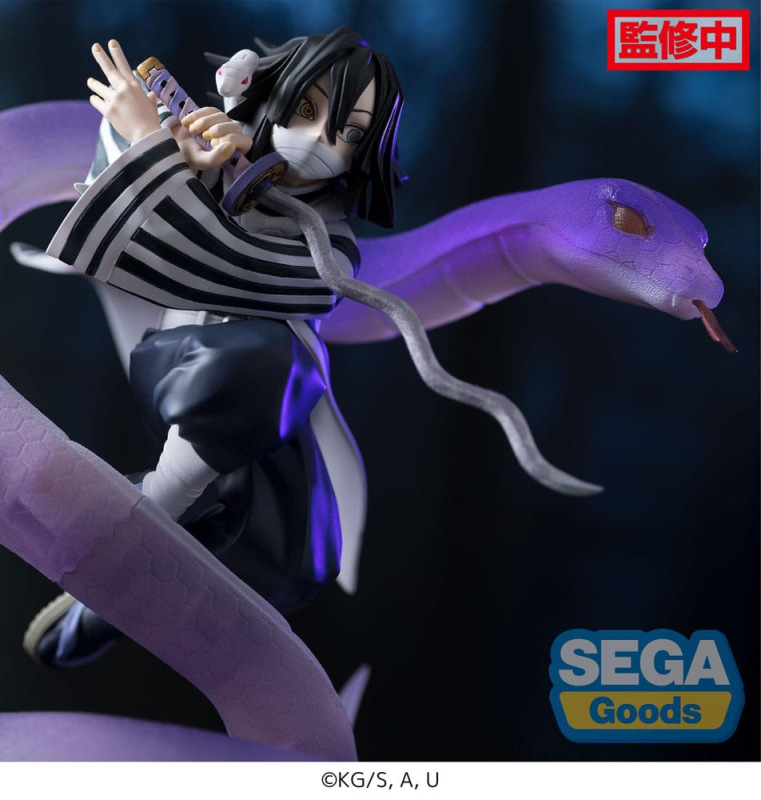 Demon Slayer: Kimetsu no Yaiba Xross Link Anime PVC Statue Obanai Iguro Hashira Training Arc 14 cm 2