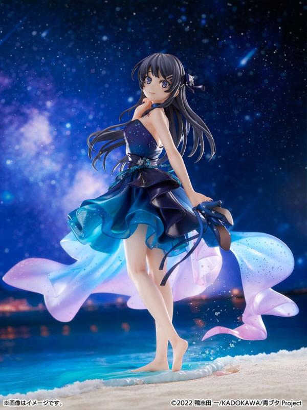 Rascal Does Not Dream of Bunny Girl Senpai PVC Statue 1/7 Mai Sakurajima Starry night sky Ver. 25 cm 10