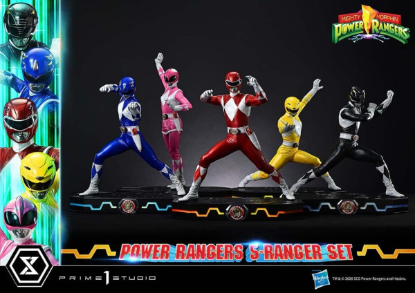 Mighty Morphin Power Rangers Premium Masterline Set of 5 Statues 1/4 Deluxe Version 62 cm 11