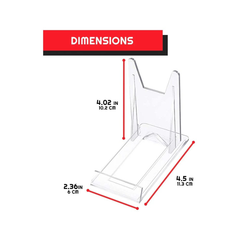 Adjustable Easel Stand 6-Pack Compatible with Video Game Cases 6