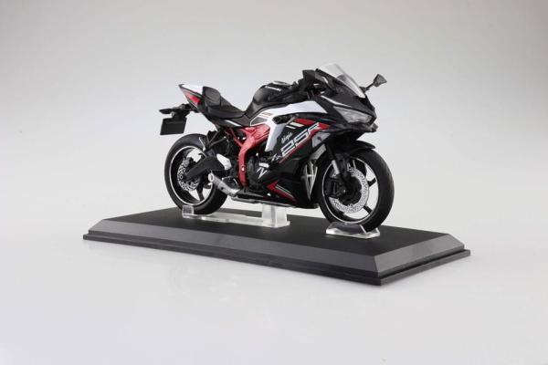 Diecast Bike Series Statue 1/12 Kawasaki Ninja ZX-25R Metallic Spark Black×Peal Flat Stardust White