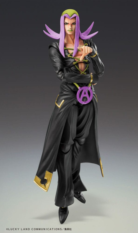 JoJo's Bizarre Adventure Part 5 Super Action Action Figure Chozokado Leone Abbacchio Black Ver. 16 c 2