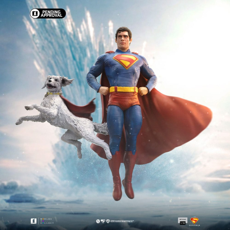 Superman Legacy Art Scale Statue 1/10 Superman & Krypto 32 cm 1