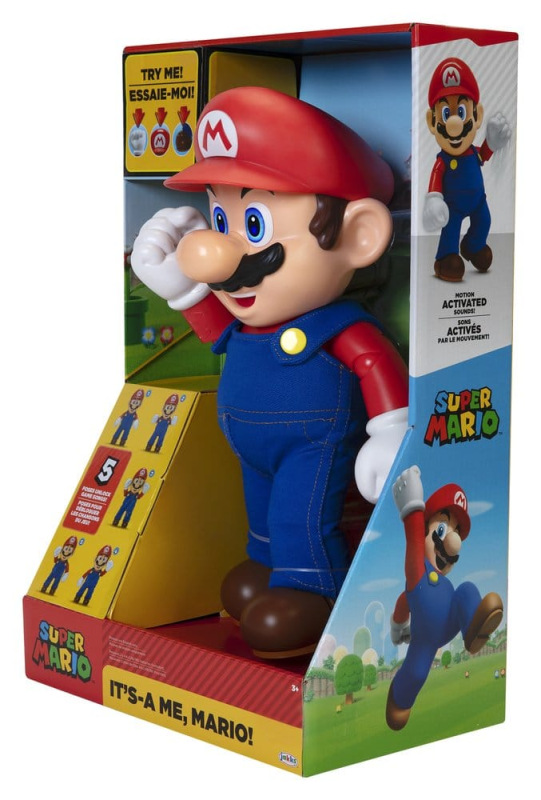 World of Nintendo Talking Action Figure It's-A Me! Mario 36 cm 2