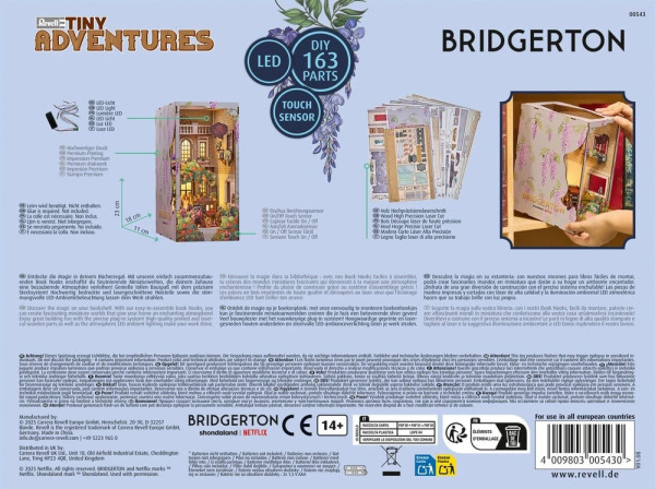 Bridgerton Tiny Adventures Book Nook Mini Diorama Into the Light 18 cm 3