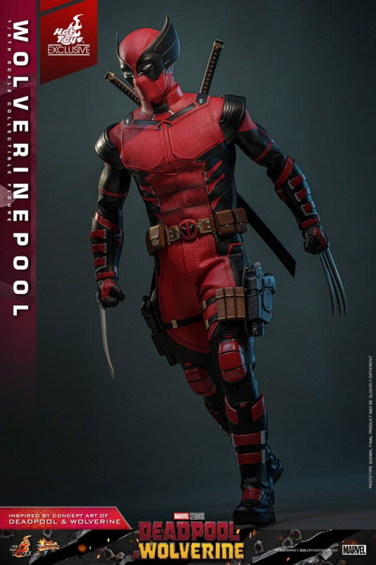 Deadpool & Wolverine Movie Masterpiece Action Figure 1/6 Wolverinepool Hot Toys Exclusive 31 cm 13