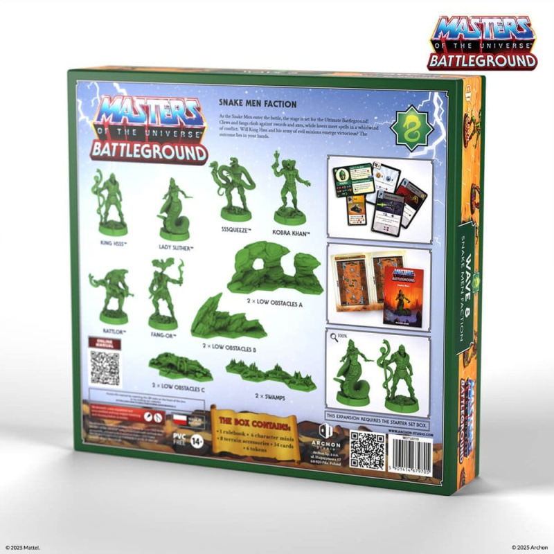 Masters of the Universe: Battleground Miniatures Game Wave 8: Snake Men Faction *German Version* 1