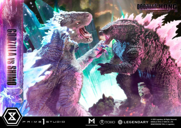 Godzilla x Kong: The New Empire Ultimate Diorama Masterline Series Statue Godzilla vs Shimo 86 cm 4