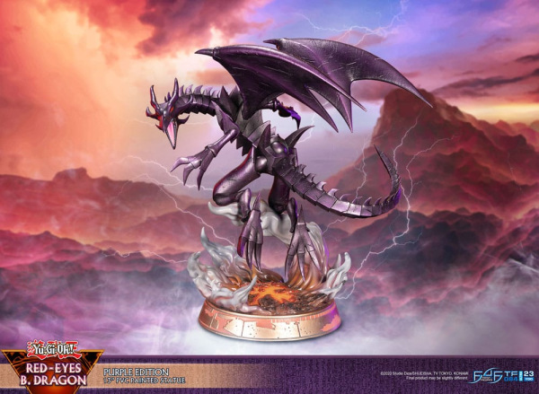 Yu-Gi-Oh! PVC Statue Red-Eyes B. Dragon Purple Colour 33 cm 13