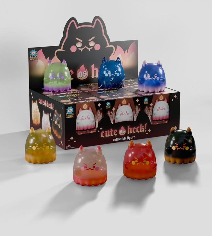 Cute As Heck Mini Figures S1 9 cm Blind Box Display (6) 9