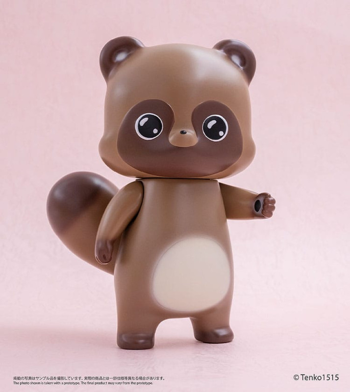 Little Fox with Two Tails Vinyl Figure Chibi Creature Ponkichi 15 cm 3