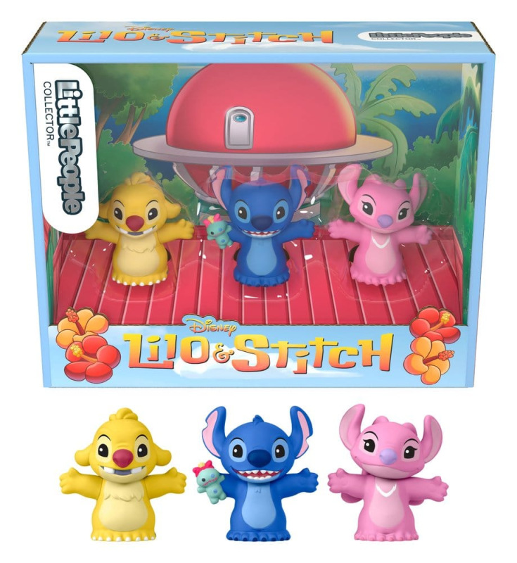 Lilo & Stitch Little People Collector Mini Figure 3-Pack Stitch & The Cousins 7 cm 10
