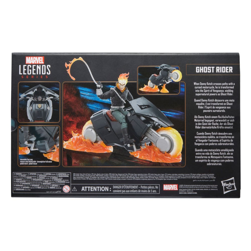 Marvel 85th Anniversary Marvel Legends Action Figure with Vehicle Ghost Rider 15 cm 11