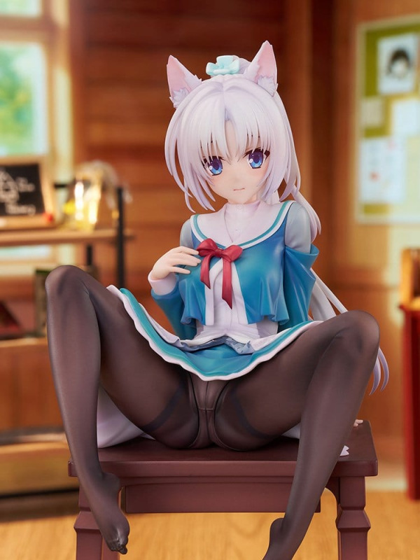 Senren*Banka PVC Figure 1/7 Yoshino Tomotake Animal Ears School Uniform Ver. 21 cm 6