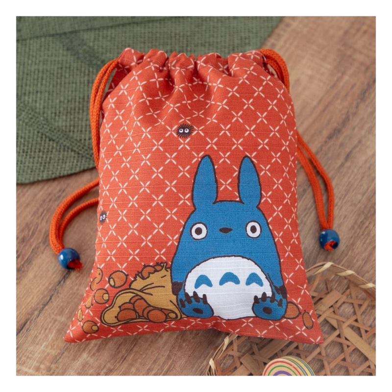 My Neighbor Totoro Cloth Bag Middle Totoro Orange 2