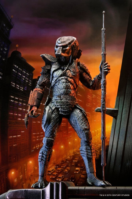 Predator 2 Action Figure City Hunter Poster Series 18 cm 10
