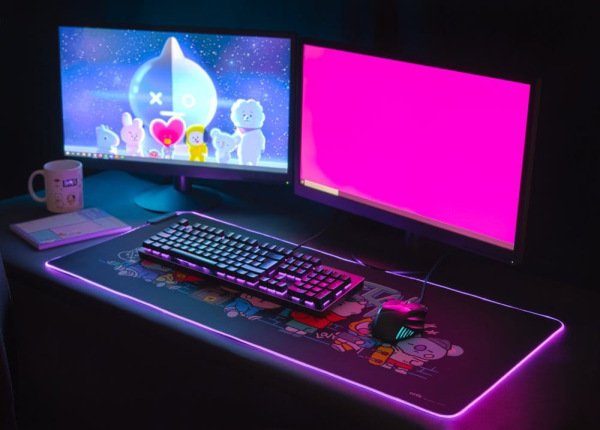BT21 LED XXL Mouse Mat 90 x 40 cm 5