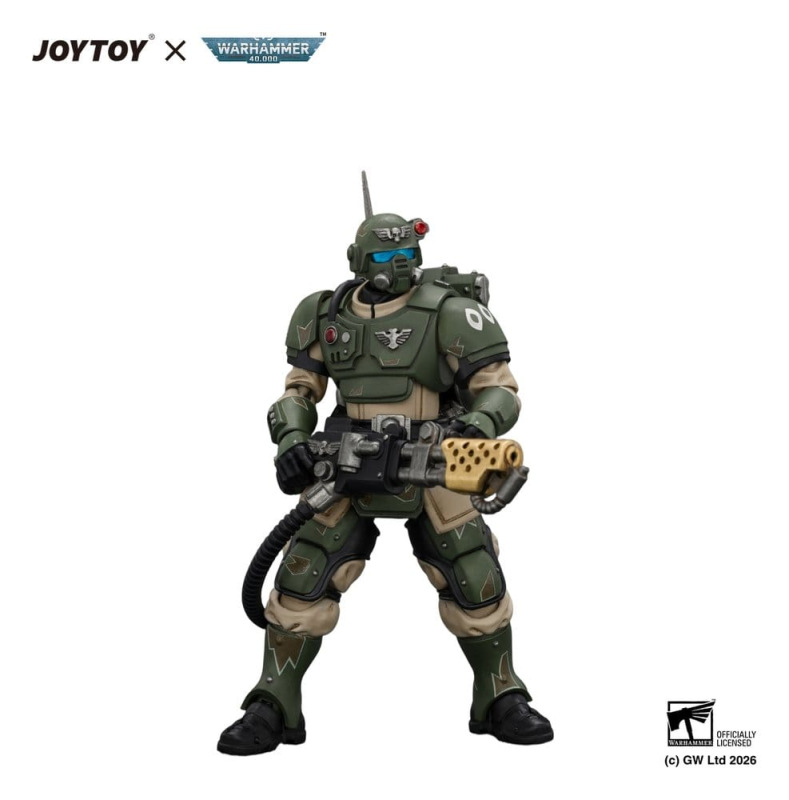 Warhammer Action Figure Astra Militarum Kasrkin 2 with Flamer 3
