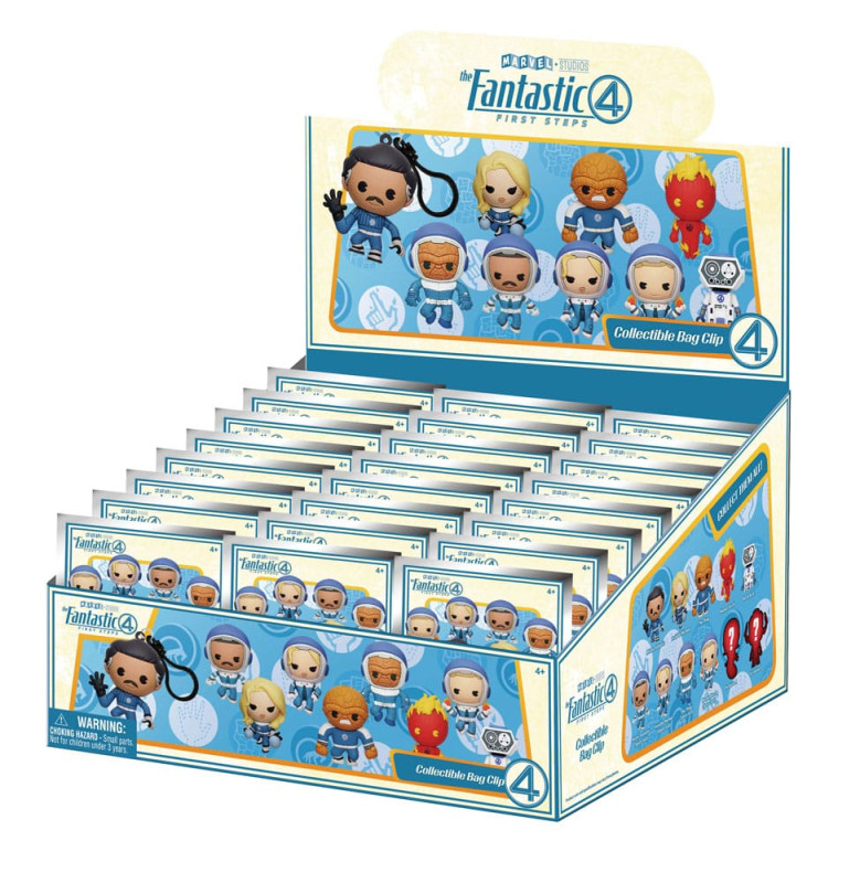 Fantastic Four 3D PVC Bag Clips Movie Display (24) 2