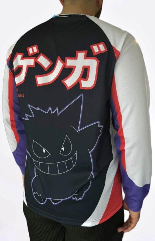 Pokemon Sweater Soccer Jersey Gengar Size S