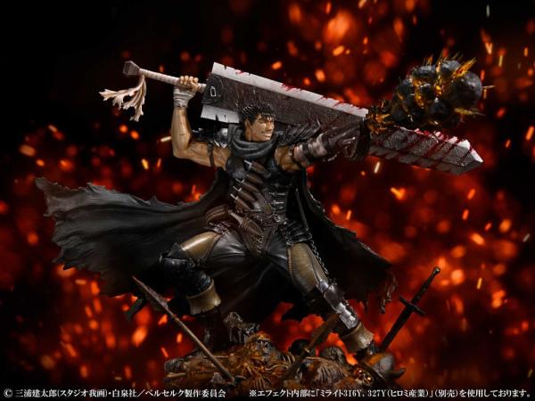 Berserk PVC Statue 1/7 Guts Black Swordsman Ver. 26 cm