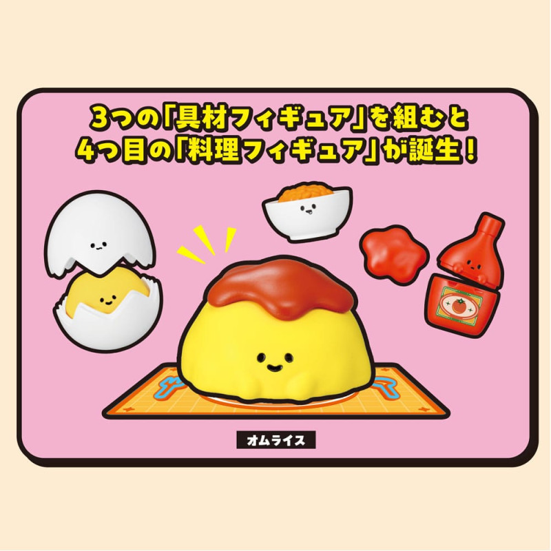 Recipeeez Mini Figure Menu 01 3 cm Assortment (4) 9