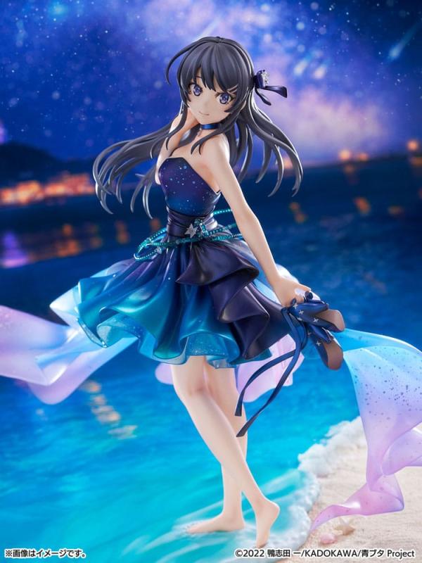 Rascal Does Not Dream of Bunny Girl Senpai PVC Statue 1/7 Mai Sakurajima Starry night sky Ver. 25 cm 2