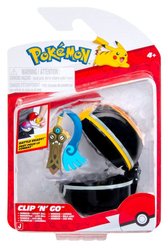 Pokémon Clip 'n' Go Action Figure Wave 22 Honedge & Luxury Ball 4