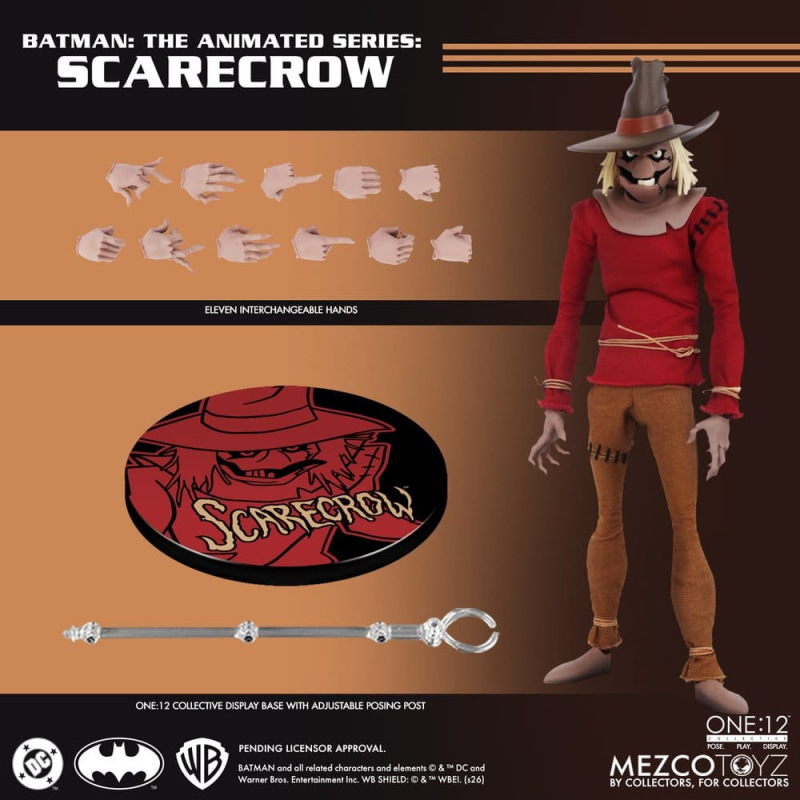 Batman: The Animated Series One:12 Collective Action Figure Scarecrow 17 cm 1