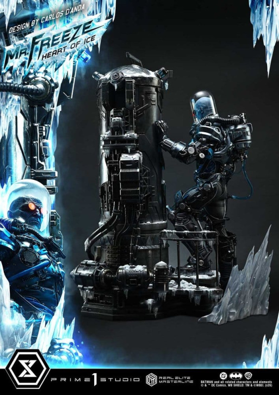 DC Comics Real Elite Masterline Series Statue 1/3 Batman (Comics) Mr. Freeze Heart of Ice (Design by 12