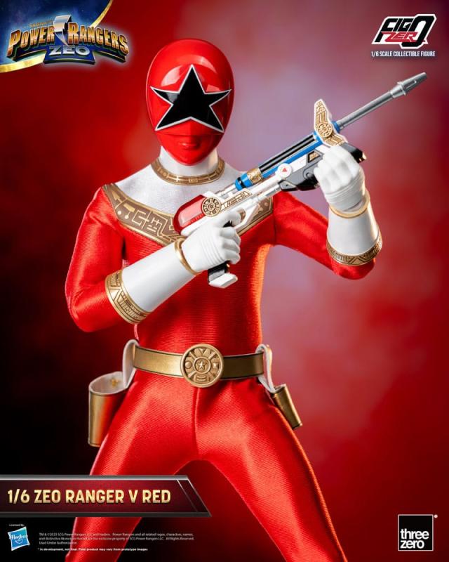 Power Rangers Zeo FigZero Action Figure 1/6 Ranger V Red 30 cm