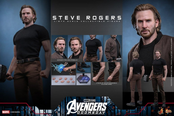Marvel Avengers: Doomsday Movie Masterpiece Action Figure 1/6 Steve Rogers 31 cm 13